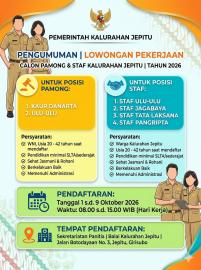 Pengumuman Pengisian Pamong Kalurahan dan Staf